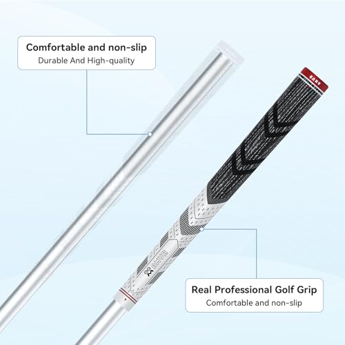 Image of AMVR Golf Club Attachment Compatible with Meta Quest 3S /Quest 3, Non-Slip Golf Handle Grip (VR Golf Club)