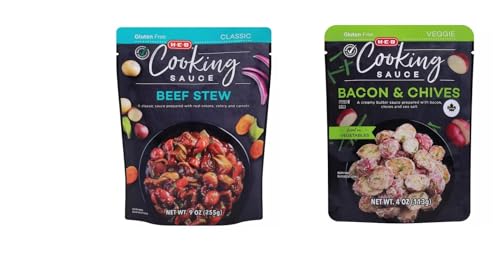 HEB Cooking Sauce Mixes - 2 packages (Beef Stew & Bacon and Chives)