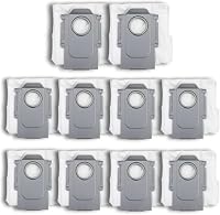 10 Pack Replacement Dust Bags Compatible with Roborock Saros 10 / Saros 10R Robot Vacuum Bags