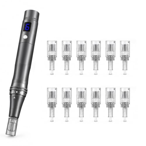 Derma Roller Pen 0.25mm Microneedling Pen At Home Use Microneedle Skin Care Tool for Men Women Home Use