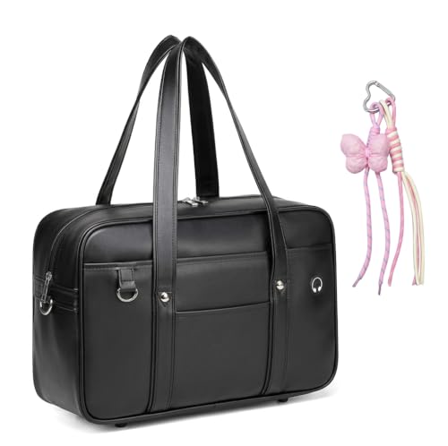 Sac à bandoulière japonais cartable Anime Cosplay en similicuir Kawaii rose
