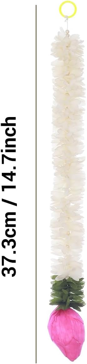 Artificial Mogra Flower Garlands for Home Decor Wall Door Mandir Pooja Room Office Wedding Stage (5Pc. 37.3 cm Each)