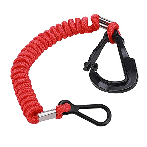 perfeclan Cordón de Seguridad Interruptor de Apagado del Motor al Agua Barco Motor sin Batería ni Arranque Eléctrico