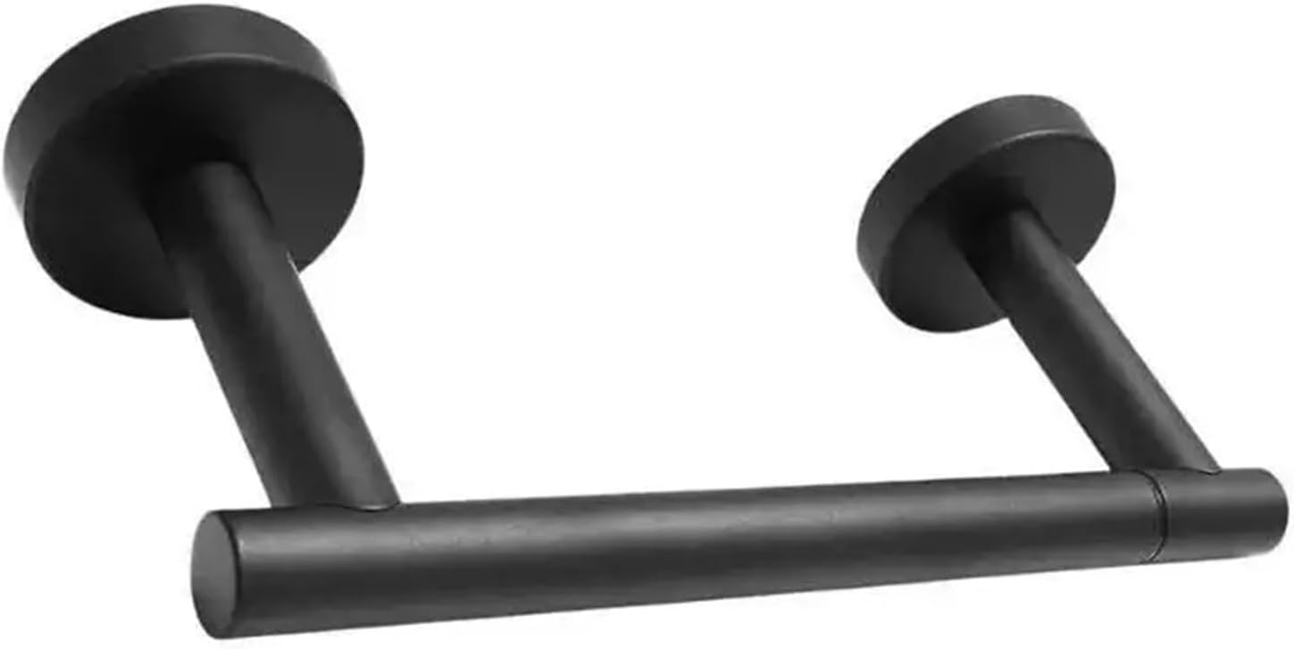 Toilet Paper Roll Holder 1pc Stainless Steel Roll Holder Removable Wall Mounted Toilet Paper Holder Wall Mounted(Gold)