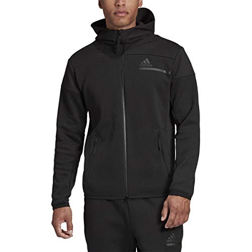 adidas Men's Z.N.E. Full-Zip, Black, 2XL