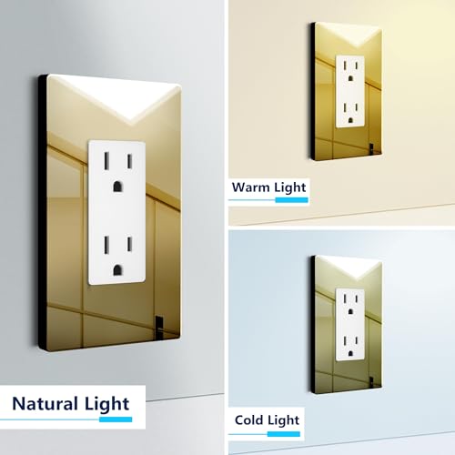 Image of LIDER Decorator Metal Wall Plate, Temperature and Impact Resistant, Screwless Cover, Modern Decoration Upgrade, Mid-Size 1-Gang 4.88 inch x 3.11 inch, UL Listed, Stainless Steel, Polished Brass, 1-Pack