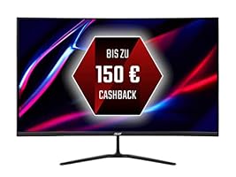 Acer Nitro ED320QRS Gaming Monitor 31,5 Zoll (80 cm Bildschirm) Full HD, 165Hz DP, 144Hz HDMI, 1ms(VRB), 2xHDMI 1.4, DP 1.2, Curved, HDMI/DP FreeSync Premium