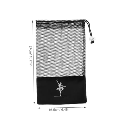 Bolsa de malla PRETYZOOM transpirable y reutilizable para guardar zapatillas de punta de ballet 2