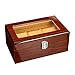 3 Slot Watch Box per Uomo di Lusso Orologio da Uomo Espositore monili Armadio monili deposito con Fibbia in Metallo Spray Vernice stoccaggio Scatola di Storage