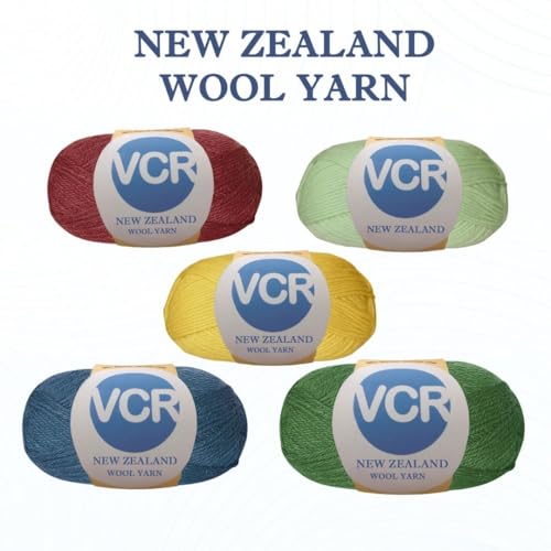 Image of VCR Maroon Chunky Wool Yarn, 100 Grams, Hank, 196 Meters, 100% New Zealand Wool Knitting Yarn, Soft Crosia Thread Suitable for Baby Blankets & Booties Pack of 1
