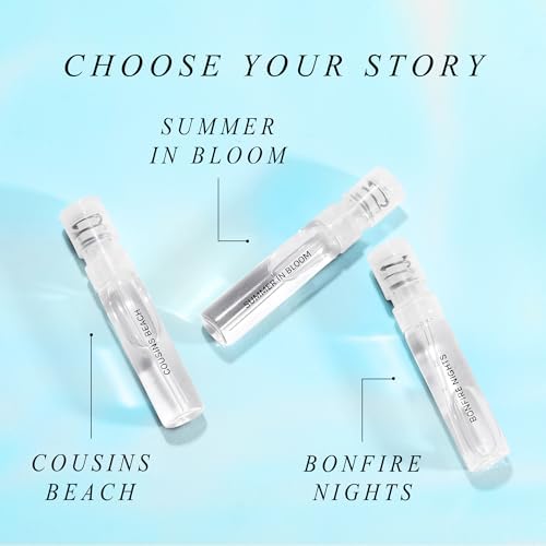 Just Juice - The Summer I Turned Pretty Mini Perfume Set - 3 Perfumes for Women and Men - Cousins Beach, Bonfire Nights, Summer In Bloom - 3 pc - 2