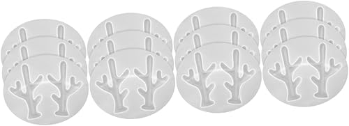 VILLCASE 12 pcs Antler Mold Jewelry Making Supplies Jewel Headband Silicone molds jewlery Making Supplies Jeweled Headband DIY Supplies DIY Craft