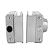 Stainless Steel Glass Door Lock Anti-Theft Security Lock Double Swing Hinged Frameless Push Sliding Gate Lock Apply for Door Thickness 10-12mm/0.39-0.47''