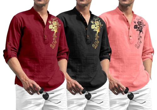 Chemise manches complètes homme motif imprimé pour sorties et événements été