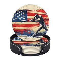 Usa Flag Baseball Player