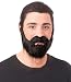 Forum Novelties Full Beard with Mustache, One Size, Pack of 1 (Black)