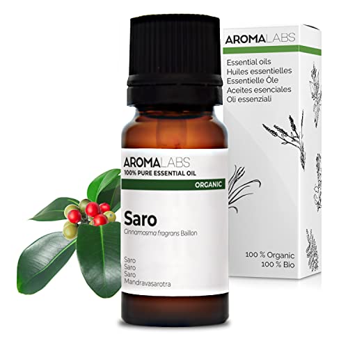 Saro BIO (Cinnamosma fragrans) - 10 mL - Aceite Esencial Quimiotipado y Certificado AB/Cosmos - Aroma Labs