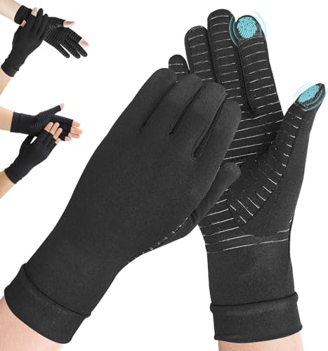 Big Mango Arthritis Gloves, Compression Gloves...