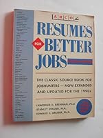 Resumes Better Jobs Brennen Et Al 0137736150 Book Cover