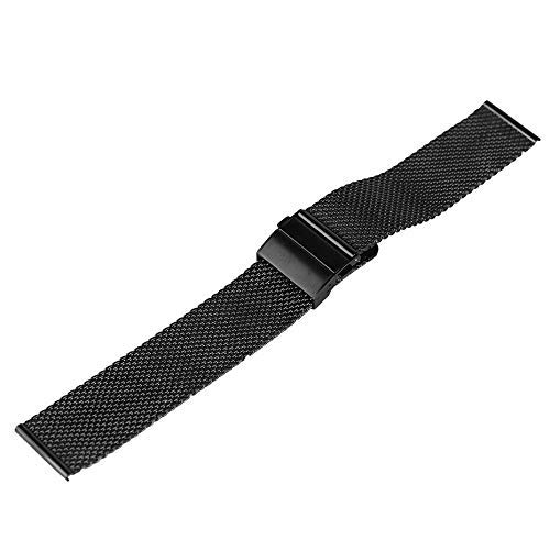 Correa de malla de acero de 20mm con cierre plegable elegante 5