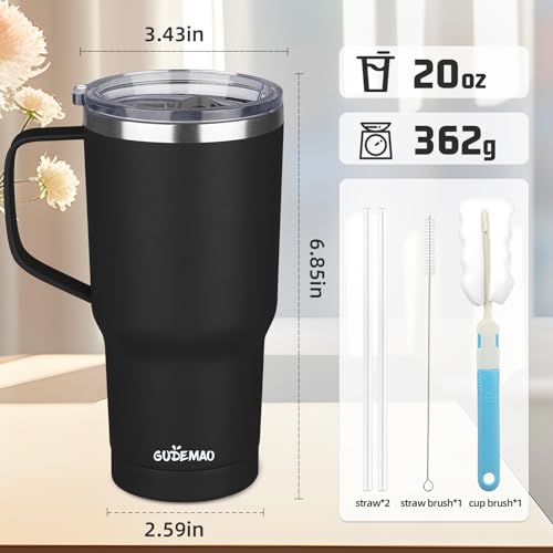 GUDEMAO 20 oz Ceramic Travel Mug