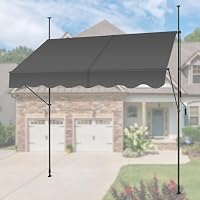Amazon.co.jp: KELIXU 日よけ オーニングテント 2m 雨除け つっぱり