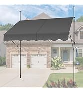Amazon.co.jp: KELIXU 日よけ オーニングテント 2m 雨除け