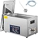 VEVOR Ultraschallreiniger Dual Frequency 30L, Professioneller Ultraschallreiniger 220V mit Heizung, Ultraschallreiniger aus Edelstahl für Teile Schmuck Platine 28/40kHz