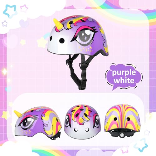 Image of Toddler Kids Bike Helmet, Adjustable and Multi-Sport, 3 Sizes for Ages 1-2-3-5-8-14 Years Child Infant Boys Girls
