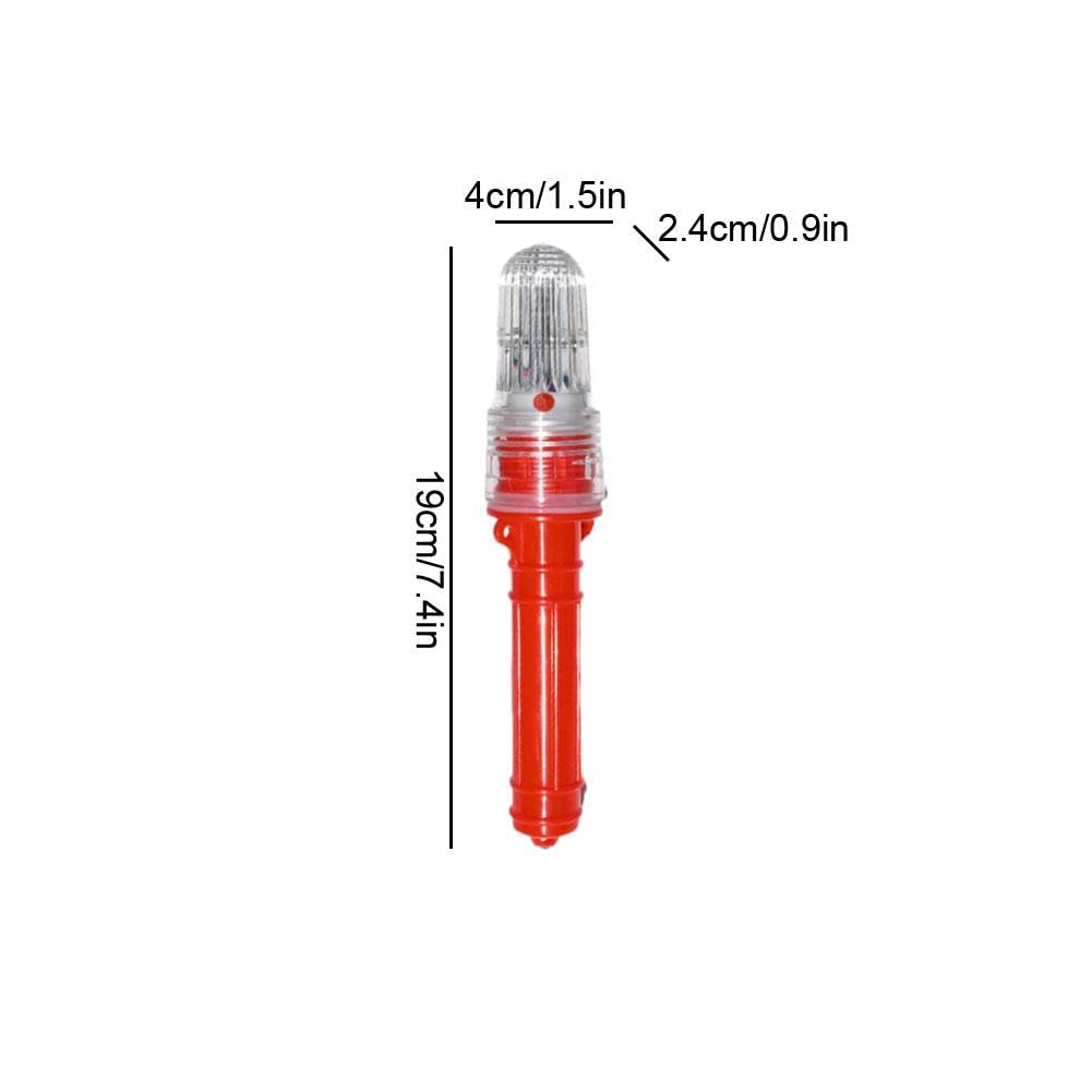 Kit de seguridad marítima Juego de 3 bengalas, control inteligente, impermeable, para pesca y boyas (rojo) aprobado por la Guardia Costera
