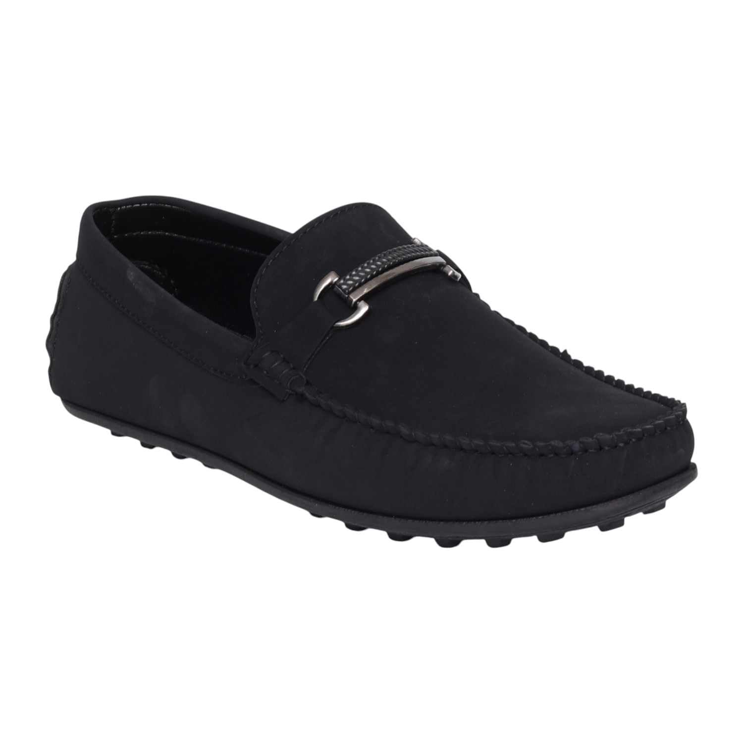 dover Mens Black Refined Casual Shoe-picture-16