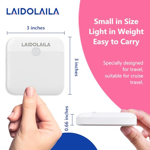 2 Pcs Magetic Night Light Motion Sensor Cruise Ship Approved with USB Cable LED Rechargeable Battery for Indoor Use in B - Additional View