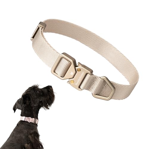 BuddyArmor Light Alloy Dog Collar Pro, Soft Lightweight Dog Collar with Metal Buckle Quick Release...