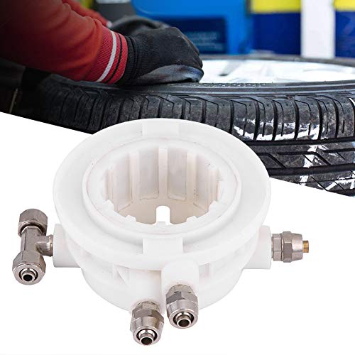 Image of Valve, Tyre Changer Part Control Valve 49mm Coupler Coupling, High Durability ABS Metal Material Professional Replacement, Fits 48.5mm Shaft with 8mm Hose Connector