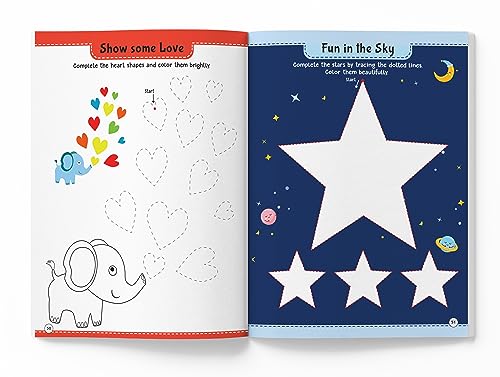 101 Pencil Control Activity Book For Kids: Tracing Practise Book Age 2+