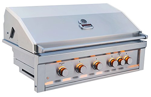 Sunstone Ruby5B-Ir-Ng 5 Burner Pro-Sear With Ir Natural Gas, 42" #TOP2