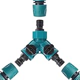 ホース 固定, ウォーターホーススプリッター, ガーデン 農具・散水用品 散水用具 スプリンクラー， ホース 蛇口 固定, ホース 分岐, クイックリリース ホース延長コネクター 分岐装置, 農業生産 公共緑地 ガーデニングに最適