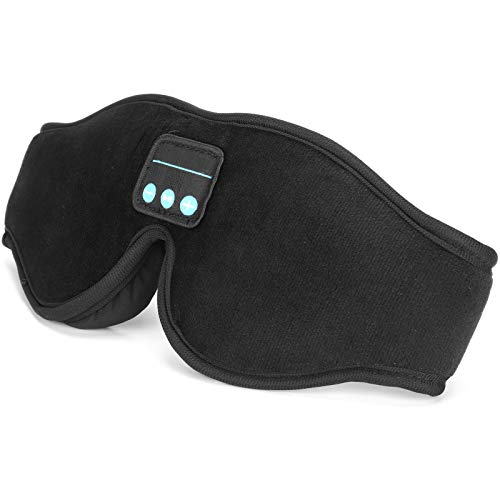 Antifaz para dormir con auriculares 3D Bluetooth inalámbricos para viaje 7