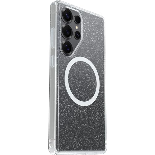 Image of Otterbox Symmetry Series Clear Case with Magnets for Samsung Galaxy S25 Ultra, Shockproof, Anti-Drop, Slim, Supports 3X More Drops Than Military Standard, Stardust