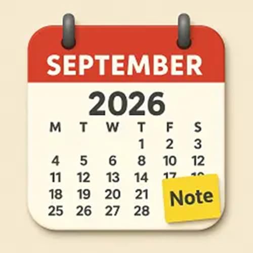 September 2026 Calendar cover art