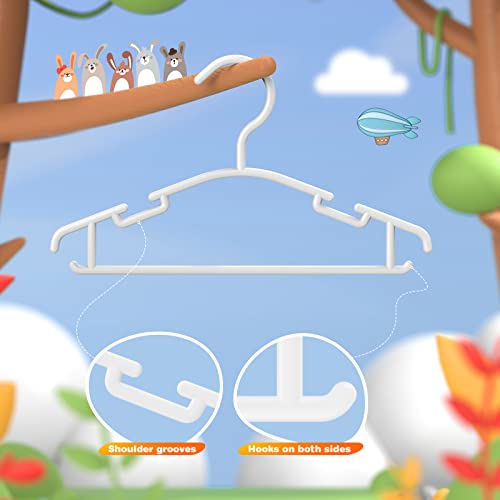 Baby-Hangers-for-Closet-Baby-Clothes-Hangers-60-Pack-Plastic-Kids-Hangers-Clothing-Infant-Toddler-Childrens-Hangers-White