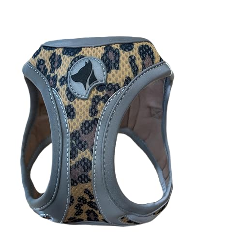 Croci C5081469 - Pettorina Riflettente Per Cani, Multicolore (Leopard), M, 1 Pezzo
