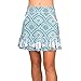SOFIBELLA Golf Colors 17in Womens Golf Skort Animal Stream XS