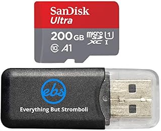 200GB SanDisk Ultra UHS-I Class 10 80mb/s MicroSDXC Memory Card works with Nintendo