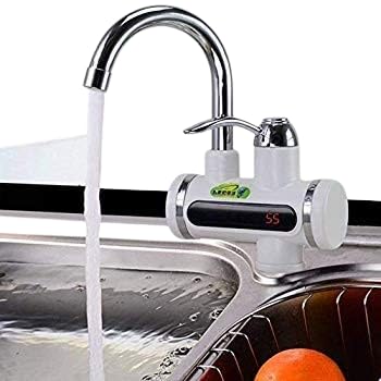 Rishab INSTANT,Smallest,tankless ELECTRIC water Heating Tap For Kitchen Bathroom or Basins.