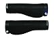 Fahrradgriffe Matrix G2 aus Leder in Schwarz, 135 mm