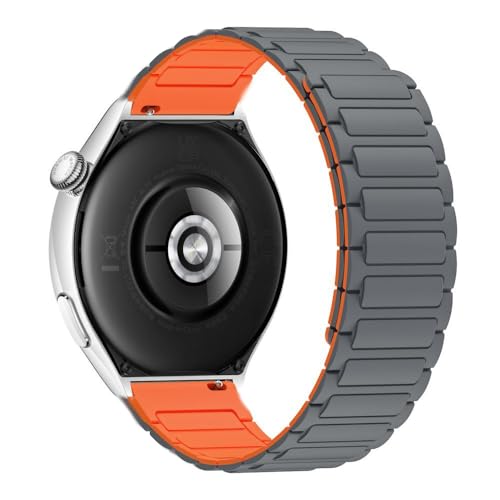 Bracelet magnétique 22mm en silicone pour Huawei Watch GT 5 Pro : du sport au bureau