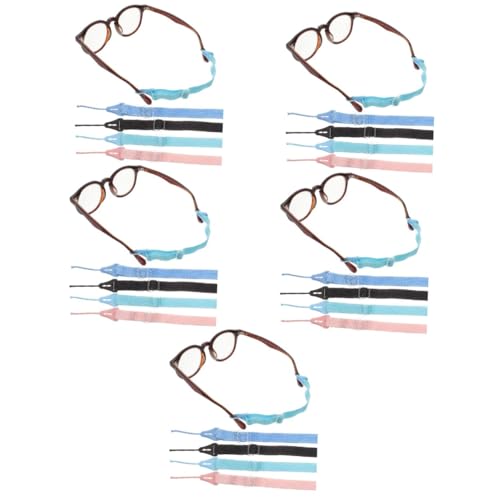 Sangles réglables pour lunettes OSALADI en cordon antidérapant flottant x20