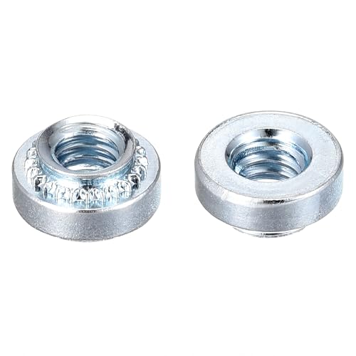 QUARKZMAN Self-Clinching Muttern, #8-32x3.05mm Karbonstahl Nietmutter Befestigungselement 50 Stück