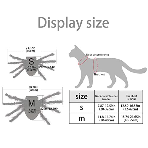 Traje de aranha de Halloween para cães pequenos | Pet Cosplay Vestuário Acessórios Simulação Spider